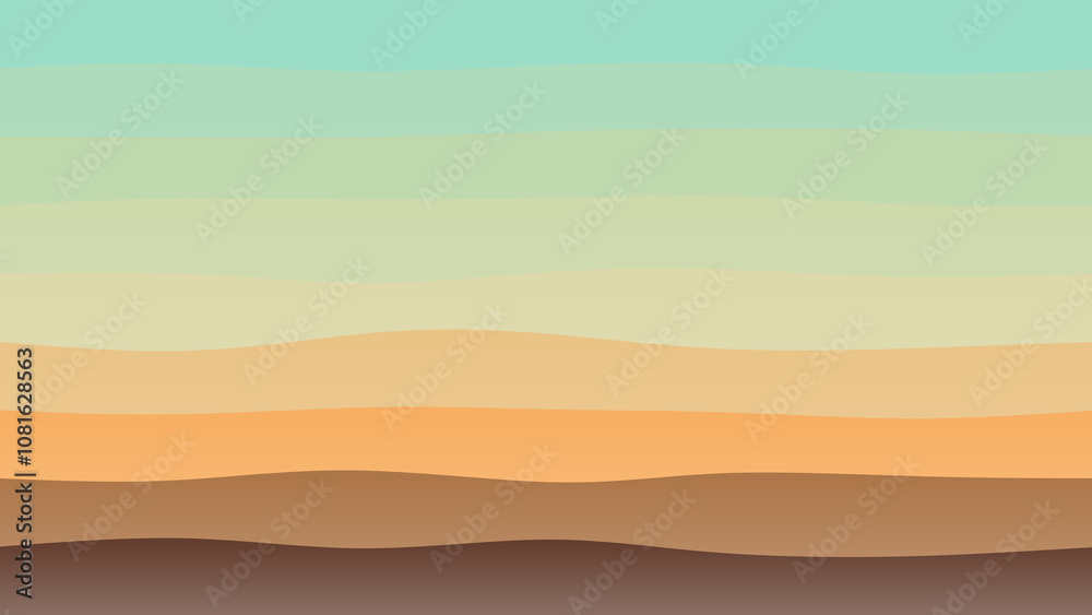 Fototapeta premium wave-patterned background with a flowing design, gradient colors abstract background