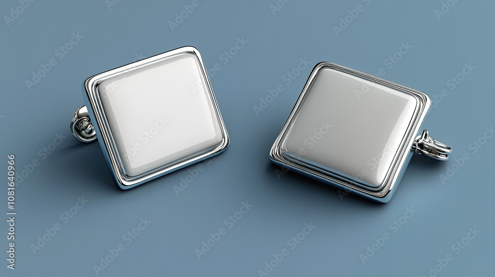 Mockup of a white enamel pin, front and back views, 3D rendering. Mockup of an empty luxury hard lapel badge. Silver clasp-pin design template. Mockup of a matte square brooch for the presentation Mockup of a white enamel pin, front and back views, 3D rendering. Mockup of an empty luxury hard lapel badge. Silver clasp-pin design template. Mockup of a matte square brooch for the presentation