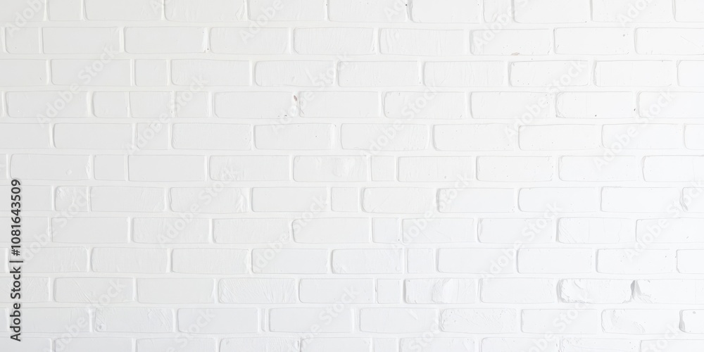 White brick wall background with small imperfections, perfect for adding a rustic touch to any design, background White brick wall background with small imperfections, perfect for adding a rustic touch to any design, background