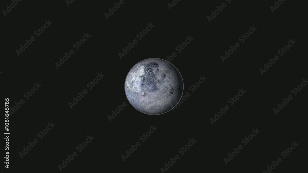 Mercury planet in space