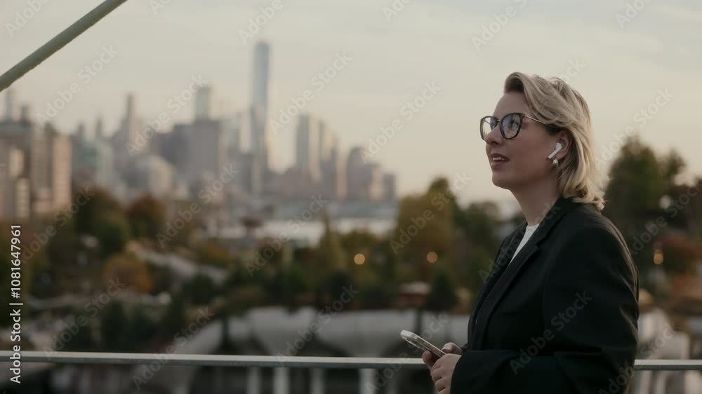 Urban professional navigating cityscape with style embracing modern architecture Urban professional navigating cityscape with style embracing modern architecture