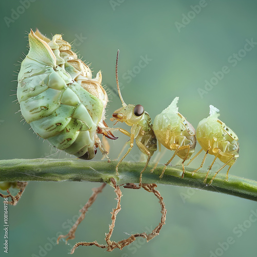 Incredible Journey: Visual Representation of the Nymphal Stage in Insect Metamorphosis