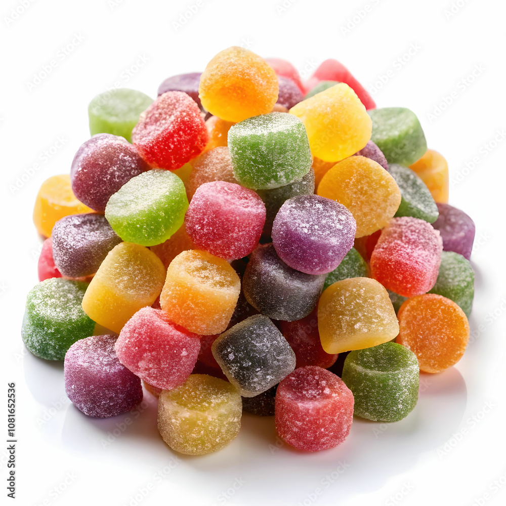 A vibrant pile of assorted candies, showcasing bright colors and sweet textures, A vibrant pile of assorted candies, showcasing bright colors and sweet textures,