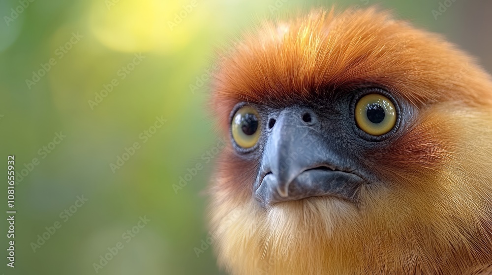 Obraz premium A close up of a bird with yellow eyes
