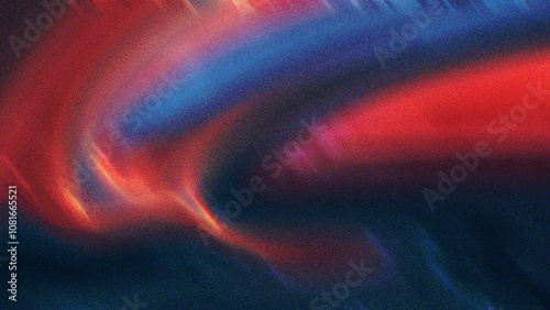 A vibrant, abstract image with sweeping red, blue, and purple hues, creating a sense of dynamic movement and ethereal energy.
