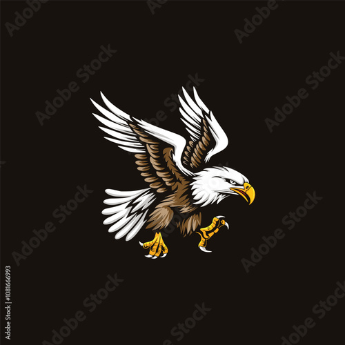eagle logo design template