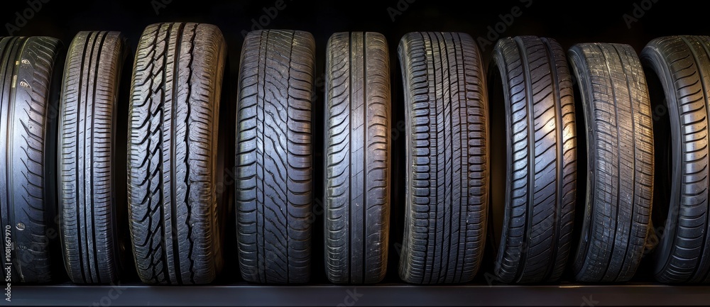 Car Tire Close Up. Car Tire Close Up.