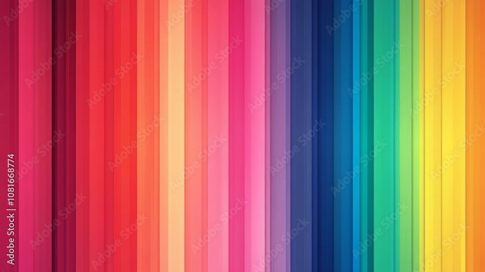 A rainbow stripe wallpaper with many colors A rainbow stripe wallpaper with many colors