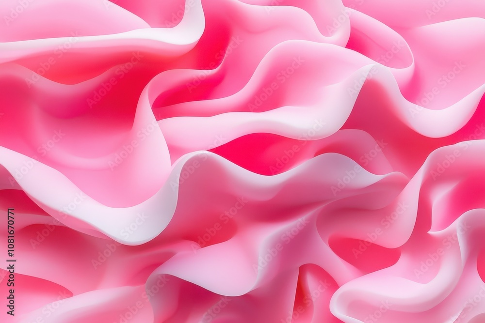Obraz premium Soft and delicate pink rose petals in abstract swirling pattern
