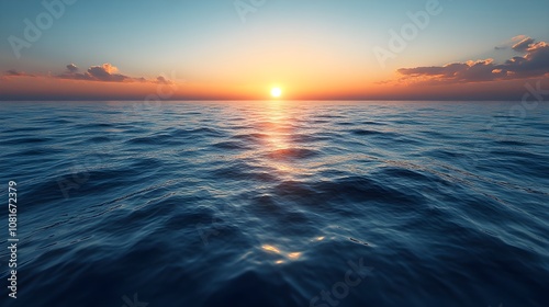 Sunrises of sea and sky with gradual color changes that capture soft hues