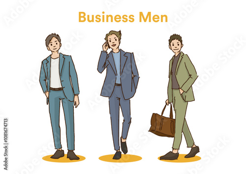 ビジネス 男性 ベクターイラスト素材