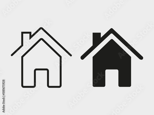 vector Houses icons symbol, illustration, apartment, design