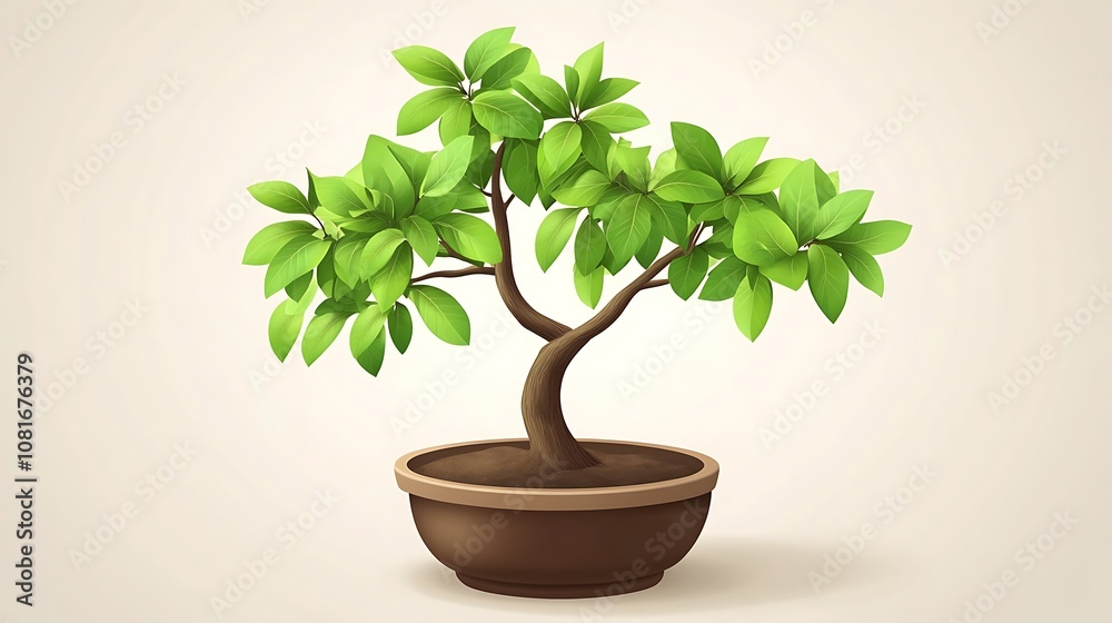 Bonsai Tree - Tranquility and Minimalism Bonsai Tree - Tranquility and Minimalism