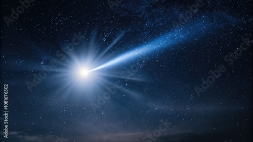 Wallpaper Mural Dimming Star Against Dark Sky Reflects the Ephemeral Nature of Fame and the Void of Loss Torontodigital.ca