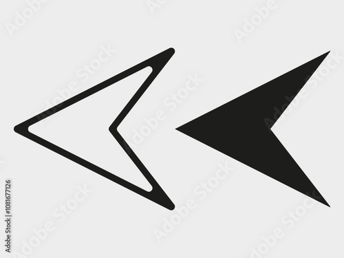 vector arrow icons symbol sign, illustration, direction, arrow, cursor