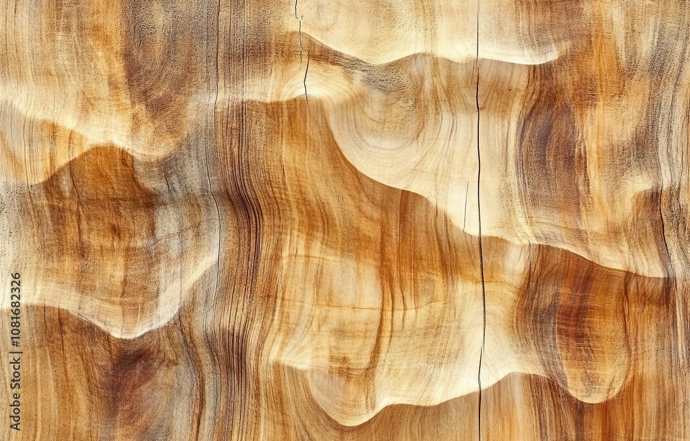 Naklejka premium Wood Grain and Sandstone Wall Texture Background