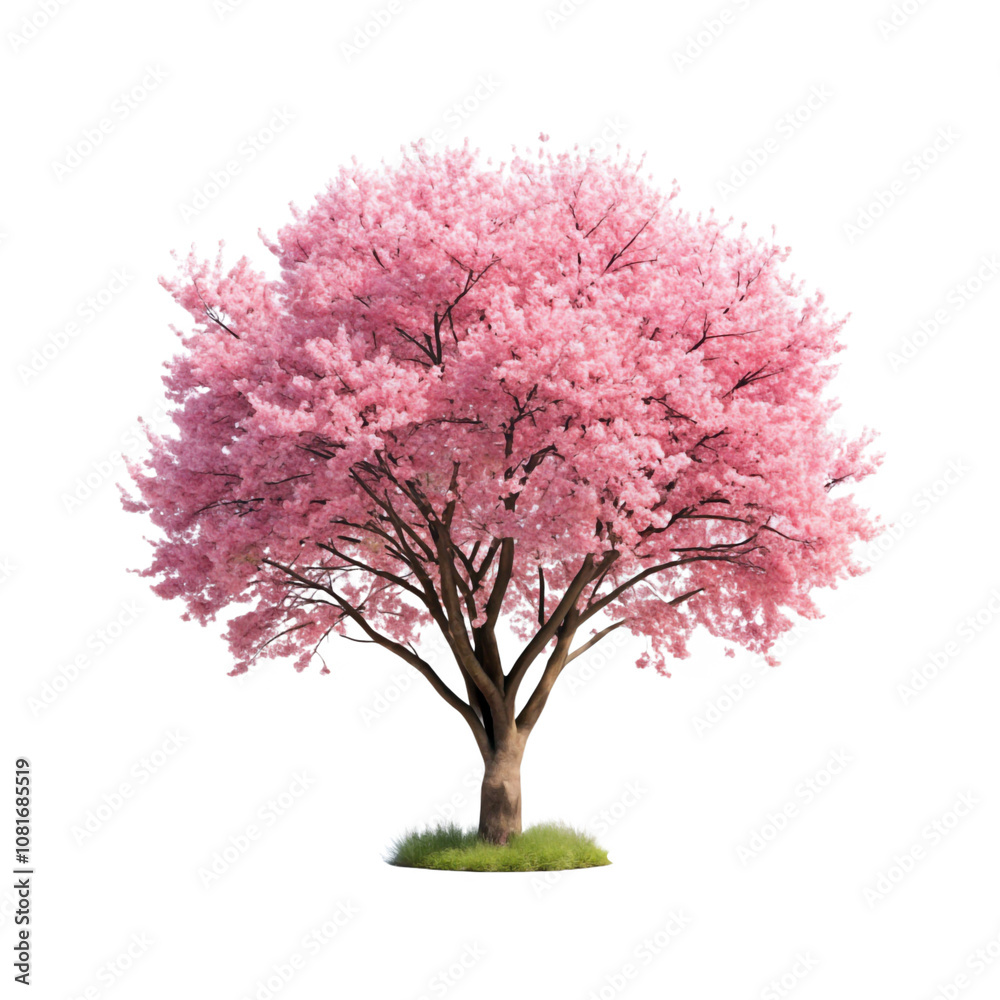 Fototapeta premium Beautiful cool and nature sakura PNG