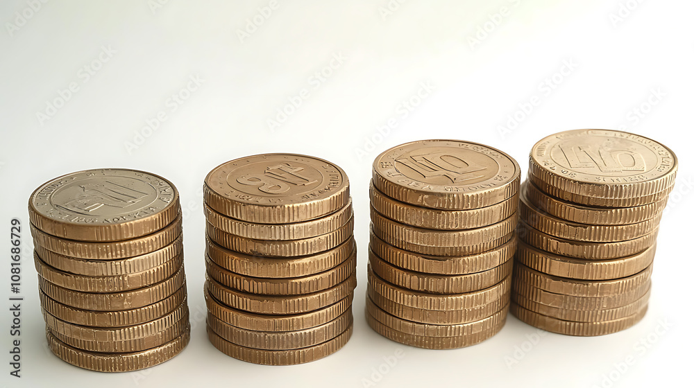 Impact of Inflation on Dollar and Interest Rates Financial Market Coin Stacks Studio Economic Analysis Impact of Inflation on Dollar and Interest Rates Financial Market Coin Stacks Studio Economic Analysis