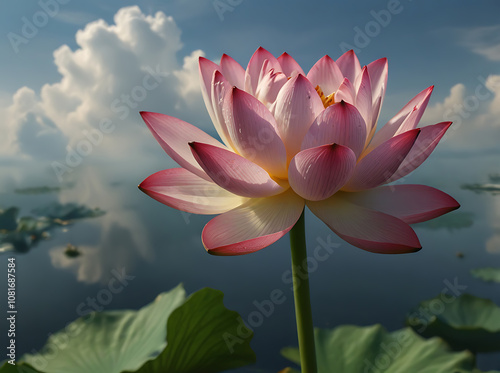 pink lotus flower