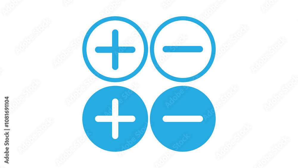 plus minus icon buttons plus minus icon buttons