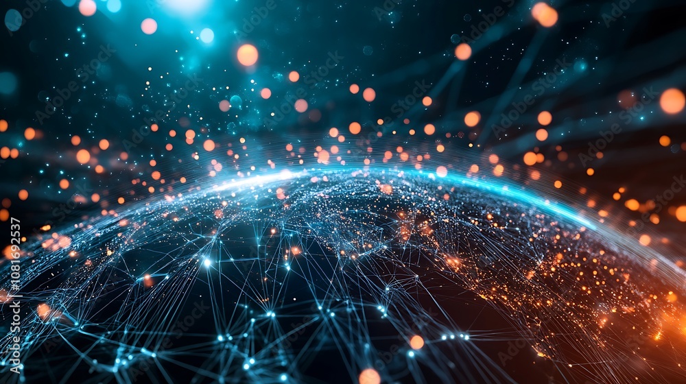 Fototapeta premium Global Network Connections