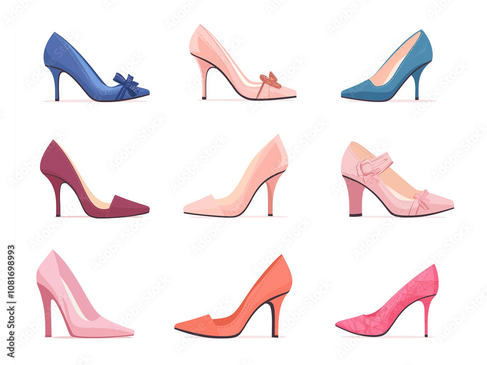 set of shoes flat set of shoes flat