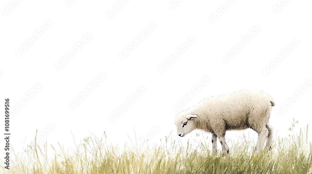 Obraz premium Vintage Bicycle Sketch