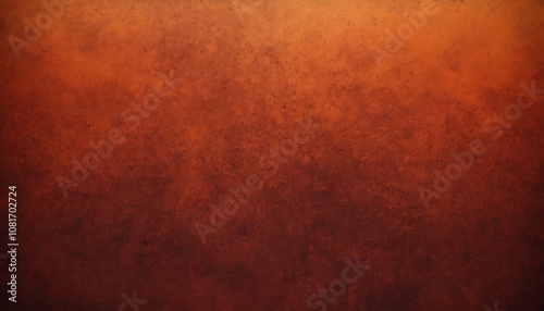 Abstract red and orange gradient vintage rusty diamond dust background.