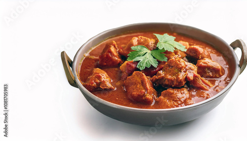 Close-up of a Delicious Indian Curry in a Bowl