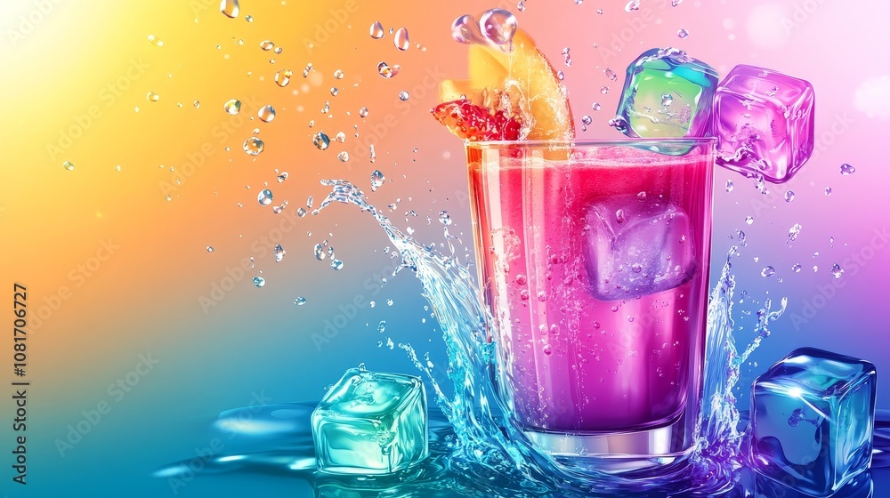 Fruit Smoothie Cool Splash