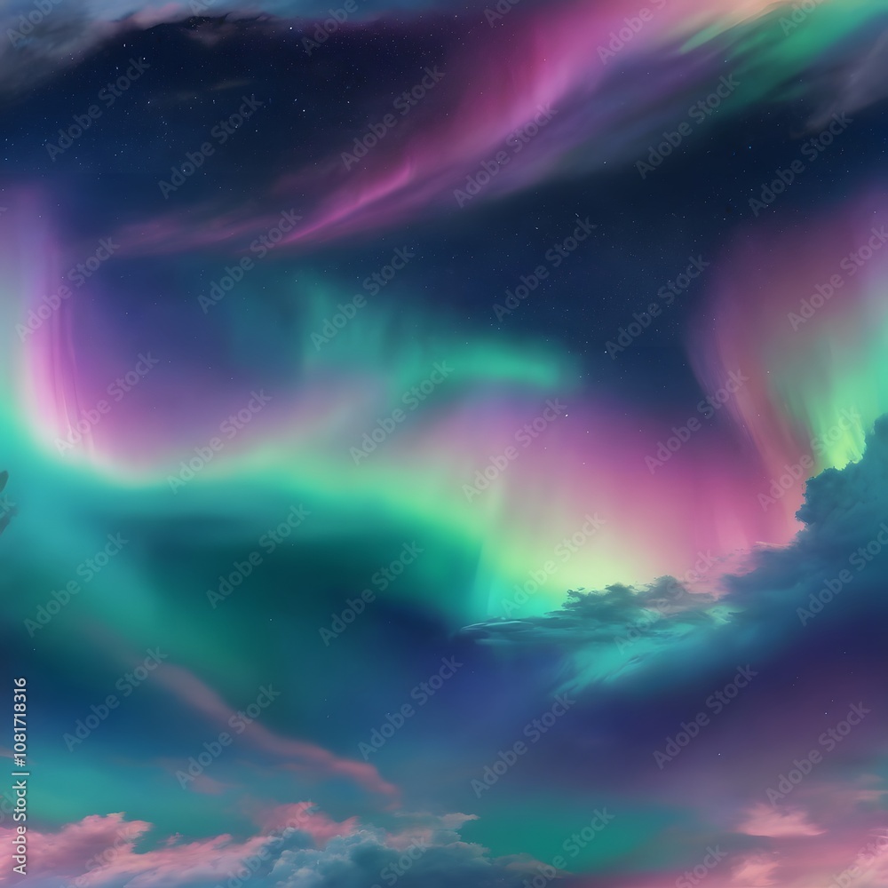 Beautiful Aurora Sky Scenery Beautiful Aurora Sky Scenery