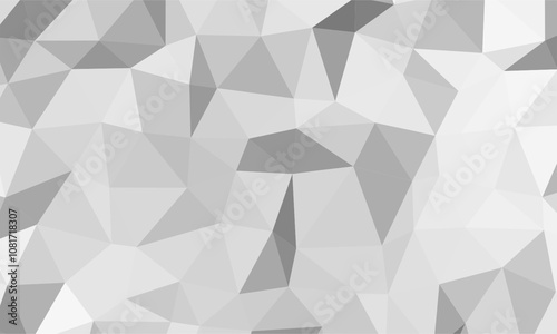 Abstract white and gray triangle vector background. texture white pattern
