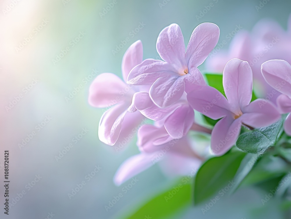 Delicate pink flowers blooming softly in natural light. Delicate pink flowers blooming softly in natural light.