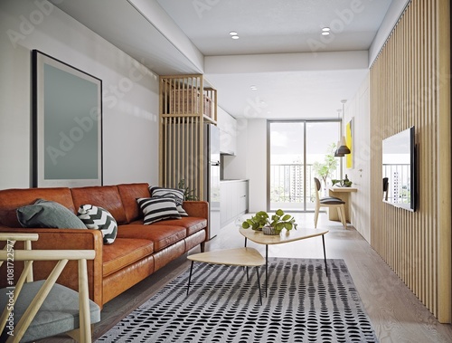 modern apartment design interior.