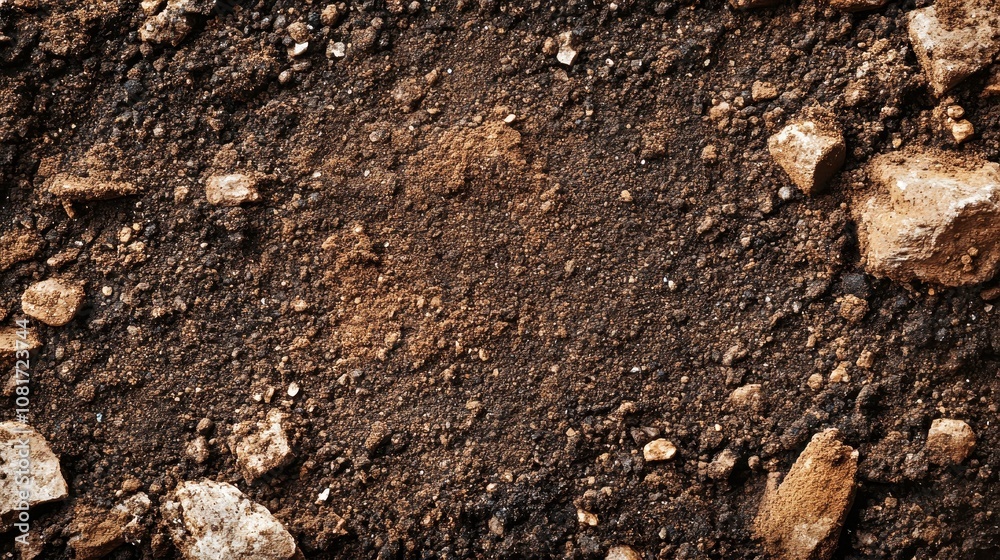 A close-up texture shot of soil. Great for backgrounds or to show the details of soil. A close-up texture shot of soil. Great for backgrounds or to show the details of soil.
