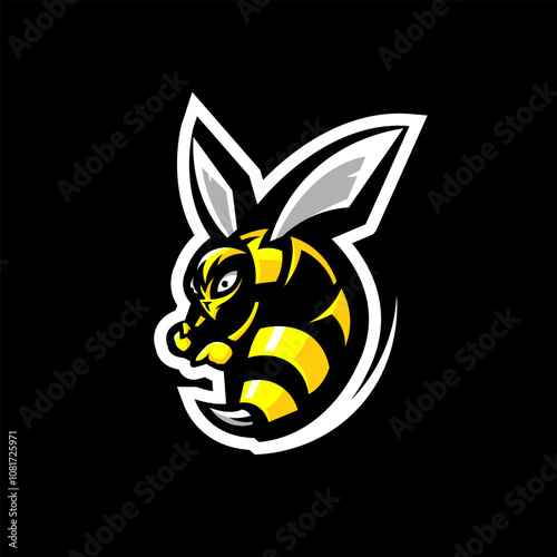 Bee Mascot Logo