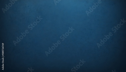 Abstract blue gradient plain rusty background texture.