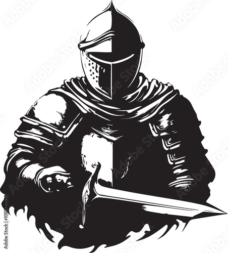 knight with sword