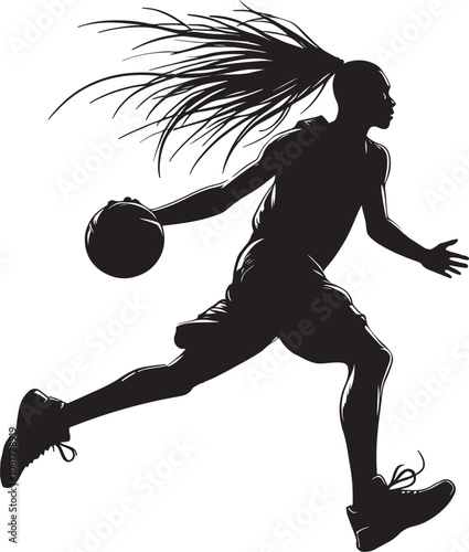 Sport silhouette, baseball batter player