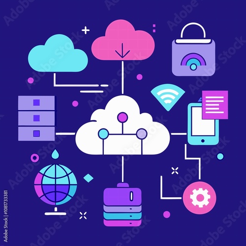 cloud computing concept