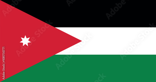 Free Download Jordan Flag Illustration - GFXLoad