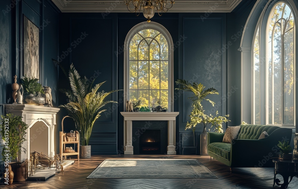 Fototapeta premium Elegant Living Room.