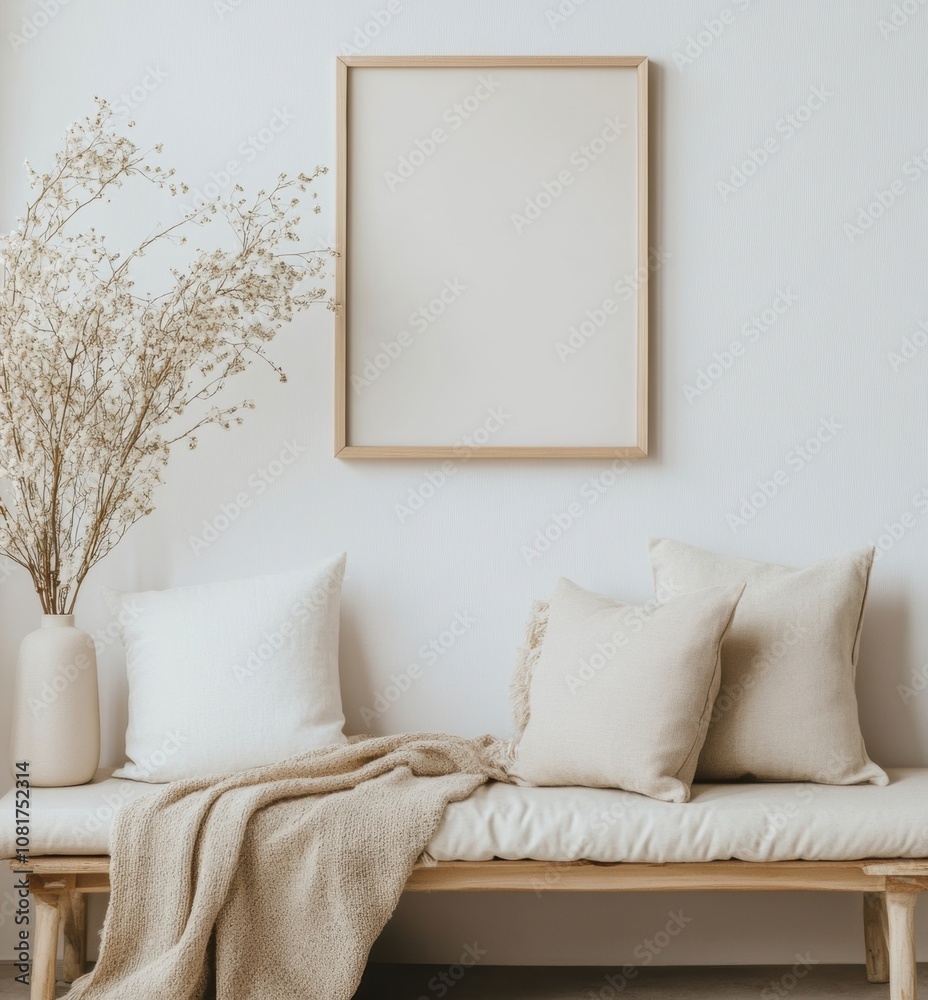 Naklejka premium Minimalist Living Room.