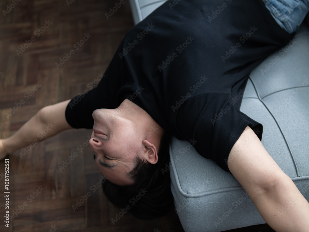 Emotional release during relaxation cozy living room lifestyle image home environment close-up view mental wellness concept Emotional release during relaxation cozy living room lifestyle image home environment close-up view mental wellness concept