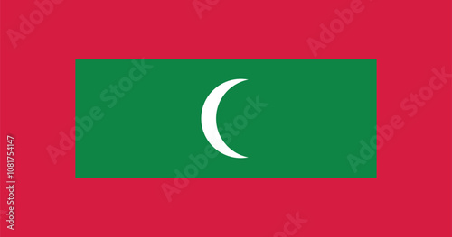 Free Download Maldives Flag Illustration - GFXLoad