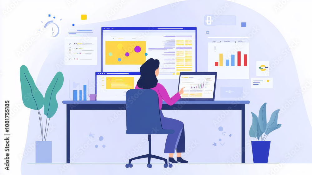 A business leader analyzes data to see how the company is doing and sets goals for growth. They want to find ways to keep the business growing by being creative and making smart decisions. A business leader analyzes data to see how the company is doing and sets goals for growth. They want to find ways to keep the business growing by being creative and making smart decisions.