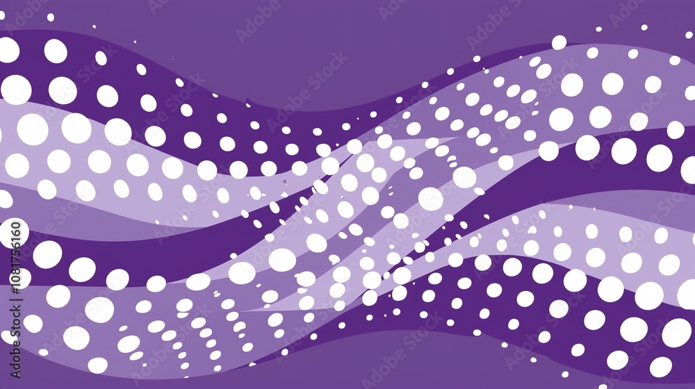 Purple Dotted Wave - an enchanting and vibrant visual. The purple wave pattern creates a dynamic and playful atmosphere. Purple Dotted Wave - an enchanting and vibrant visual. The purple wave pattern creates a dynamic and playful atmosphere.