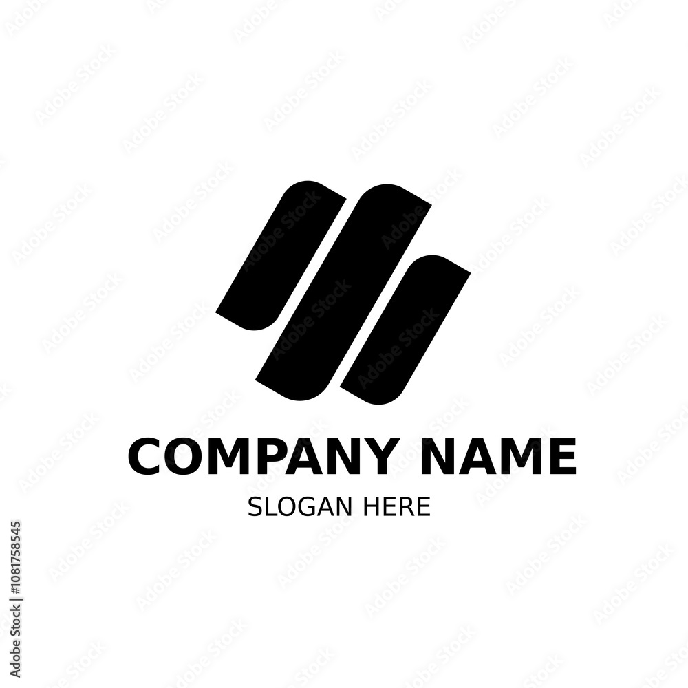 Fototapeta premium Modern creative logo design that is suitable for use as company branding