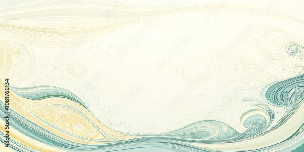 Soft, flowing abstract design with gentle swirls in pastel colors. Soft, flowing abstract design with gentle swirls in pastel colors.