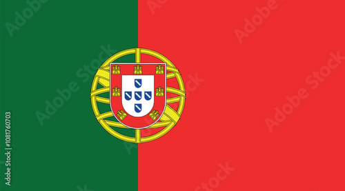 Portugal Flag Illustration